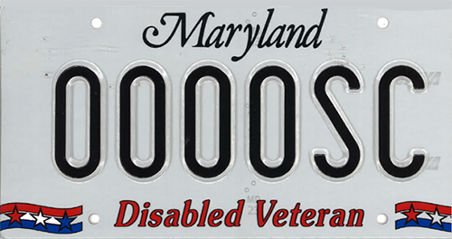 Disabled Veteran Tag Motorcycle