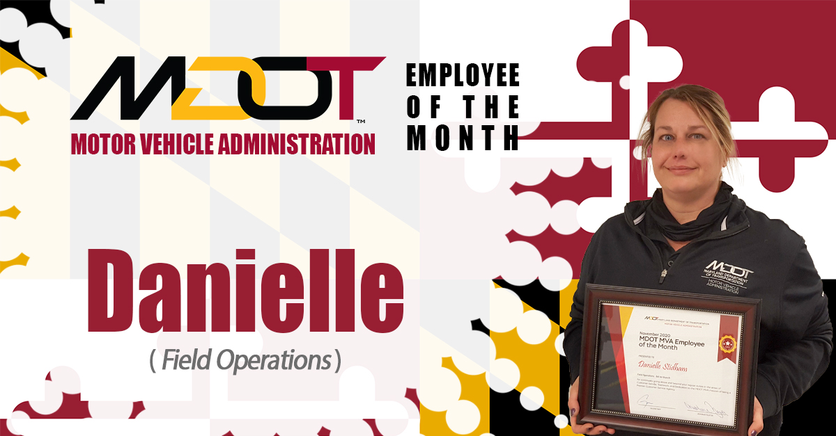 Employee of the month - Danielle Stidham