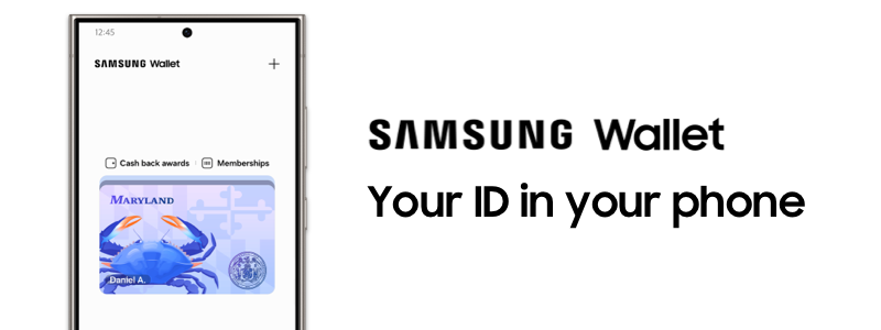 Maryland Mobile ID for Samsung Wallet