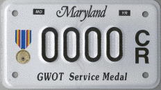 GWOT Service Medal (motorcycle)