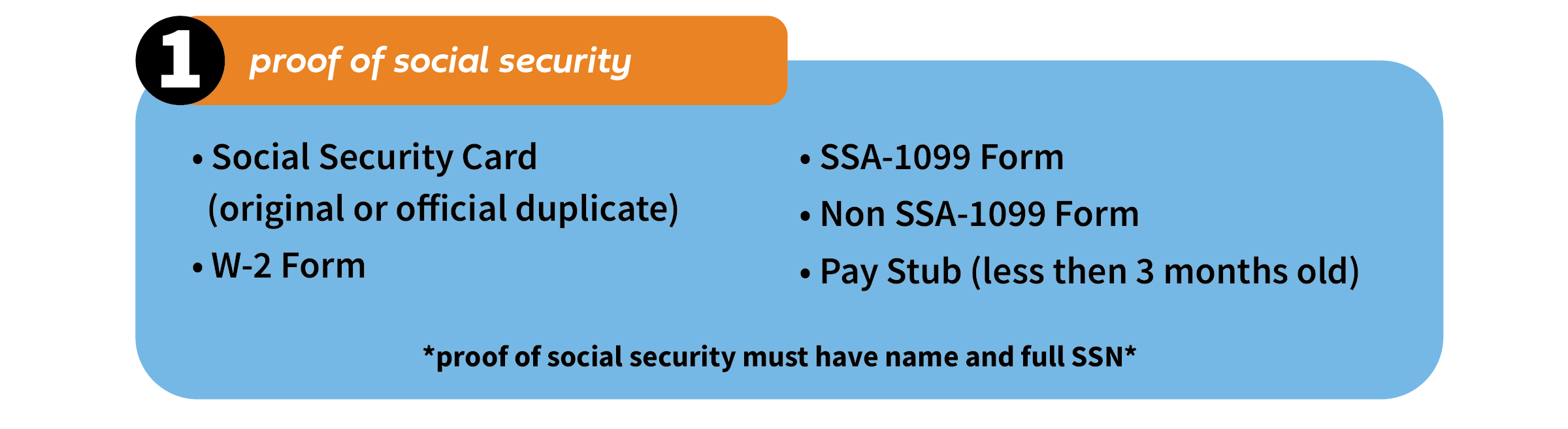 Proof Of Social Security
